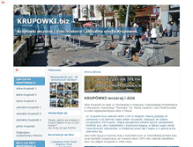 Tablet Screenshot of krupowki.biz